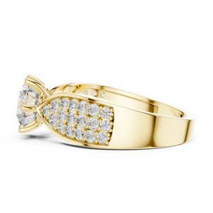 KM0023 Yellow Gold View 3