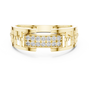 KM0203 Yellow Gold View 4