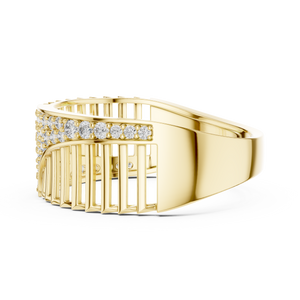 KM0204 Yellow Gold View 3