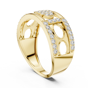KM0206 Yellow Gold View 1