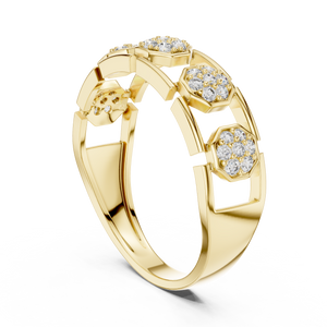 KM0208 Yellow Gold View 1