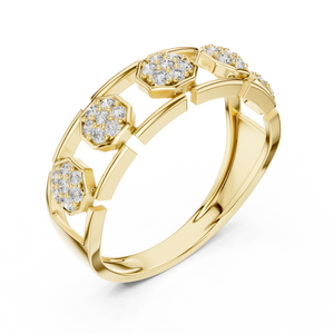 KM0208 Yellow Gold View 2