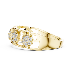 KM0208 Yellow Gold View 3