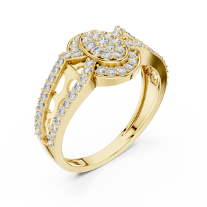 KM0195 Yellow Gold View 2