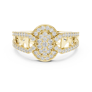 KM0195 Yellow Gold View 4
