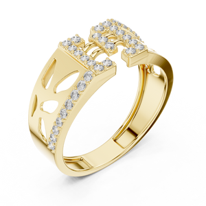 KM0213 Yellow Gold View 2
