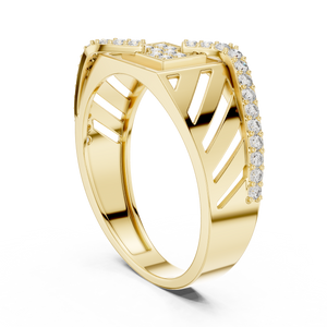 KM0218 Yellow Gold View 1