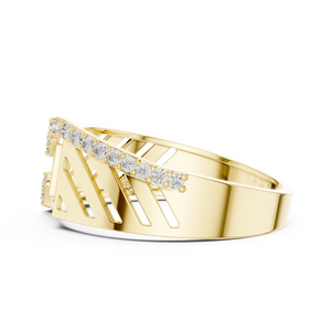 KM0218 Yellow Gold View 3