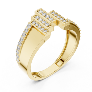 KM0221 Yellow Gold View 2