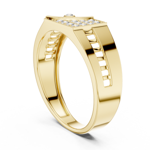 KM0222 Yellow Gold View 1