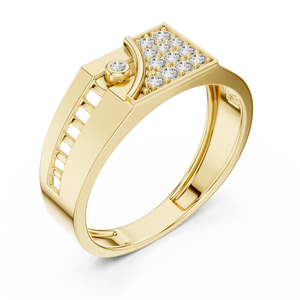 KM0222 Yellow Gold View 2