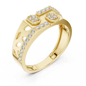 KM0223 Yellow Gold View 2