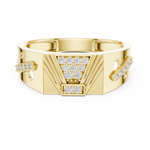 KM0224 Yellow Gold View 4