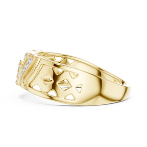 KM0225 Yellow Gold View 3