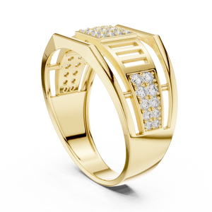 KM0201 Yellow Gold View 1