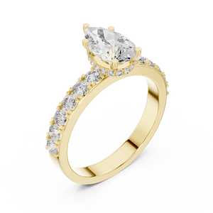 KM0031 Yellow Gold View 2