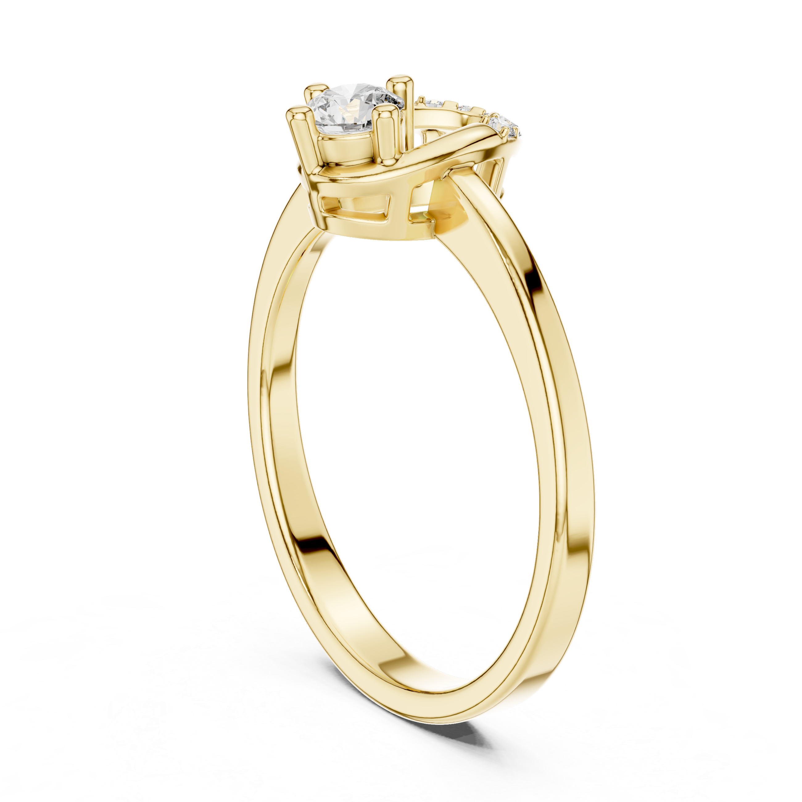 Rovienne Twist Diamond Ring