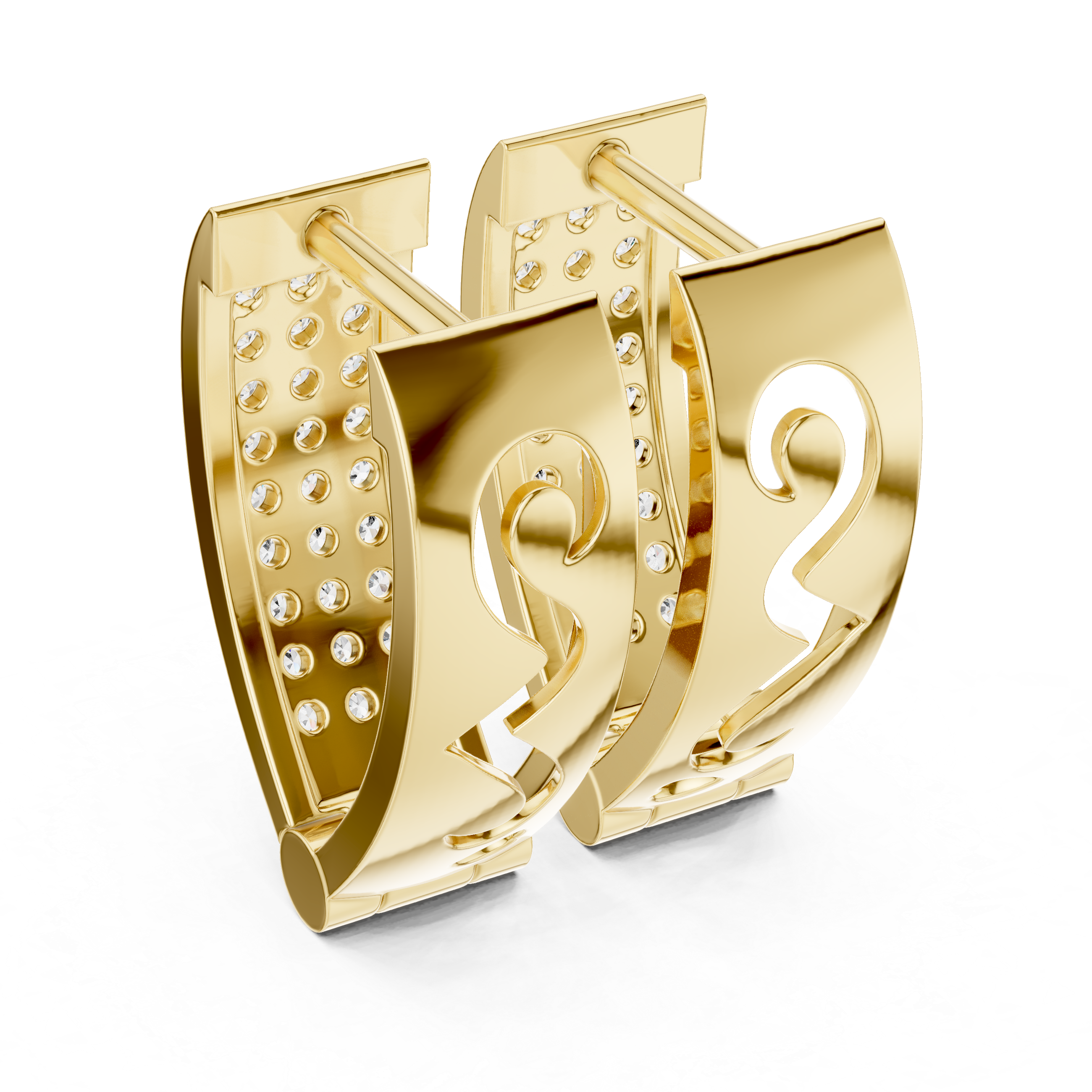 KM0083 Yellow Gold View 3