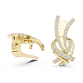 Infinity Leaf Earrings