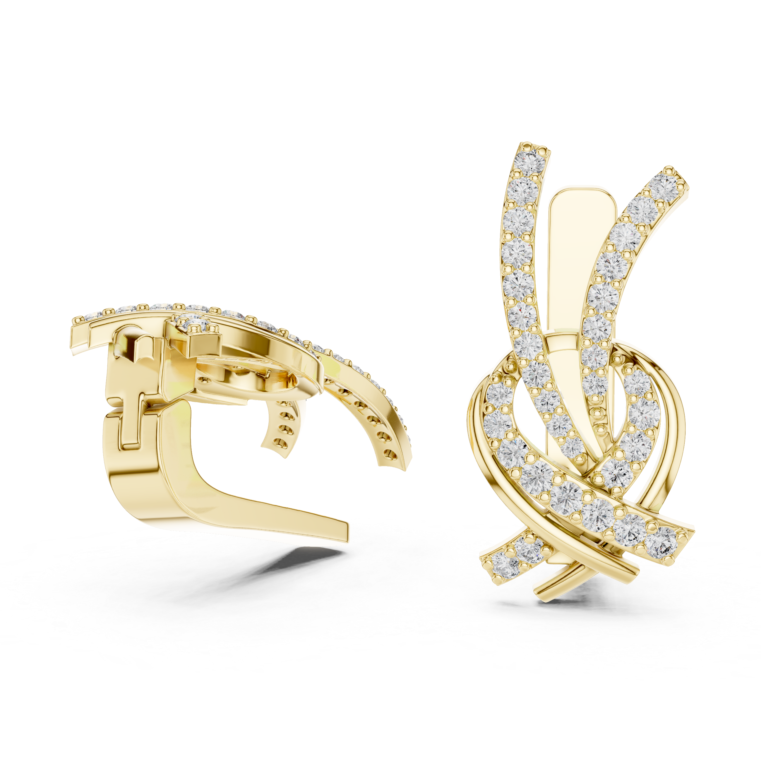 Infinity Leaf Earrings