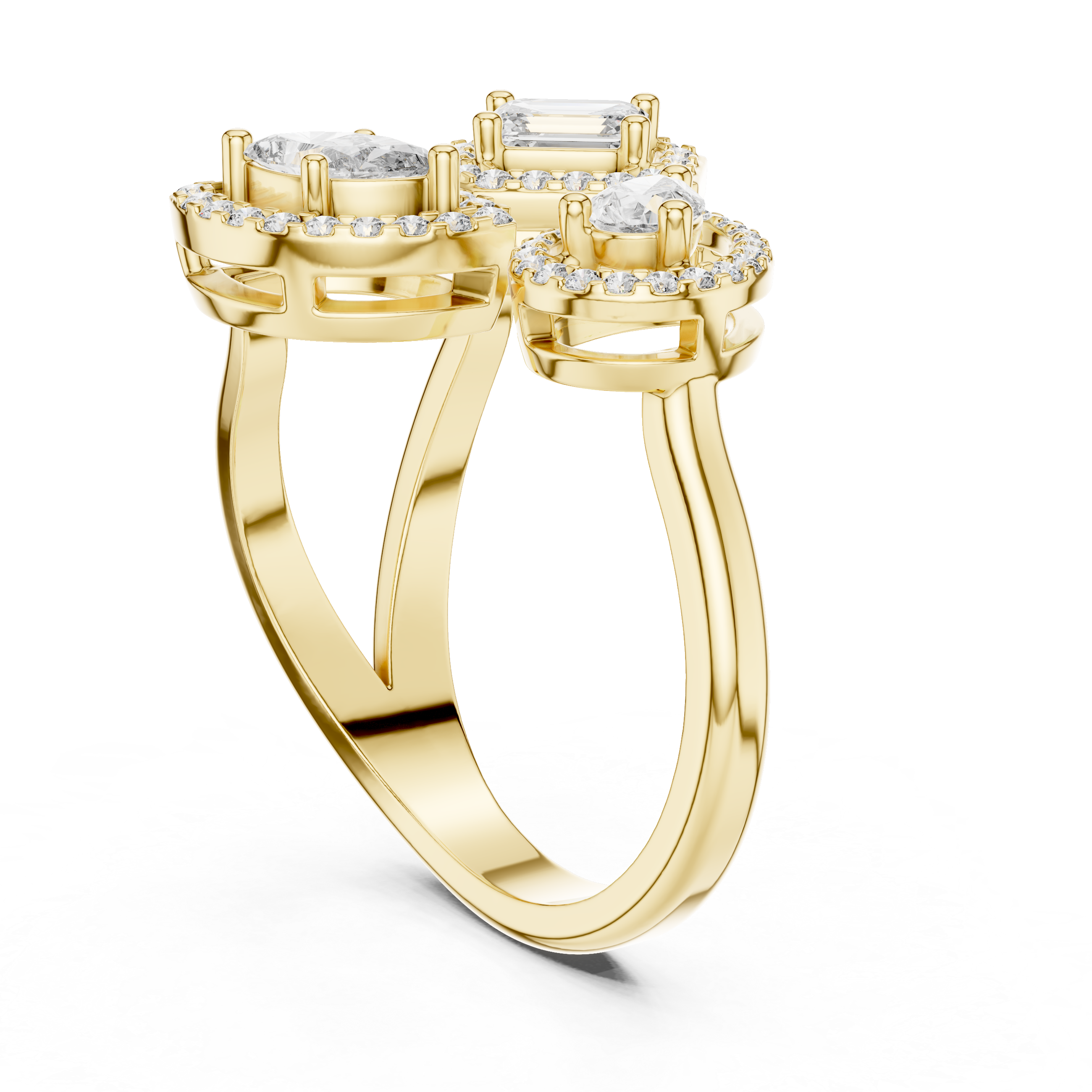 Veloura Twist Diamond Ring