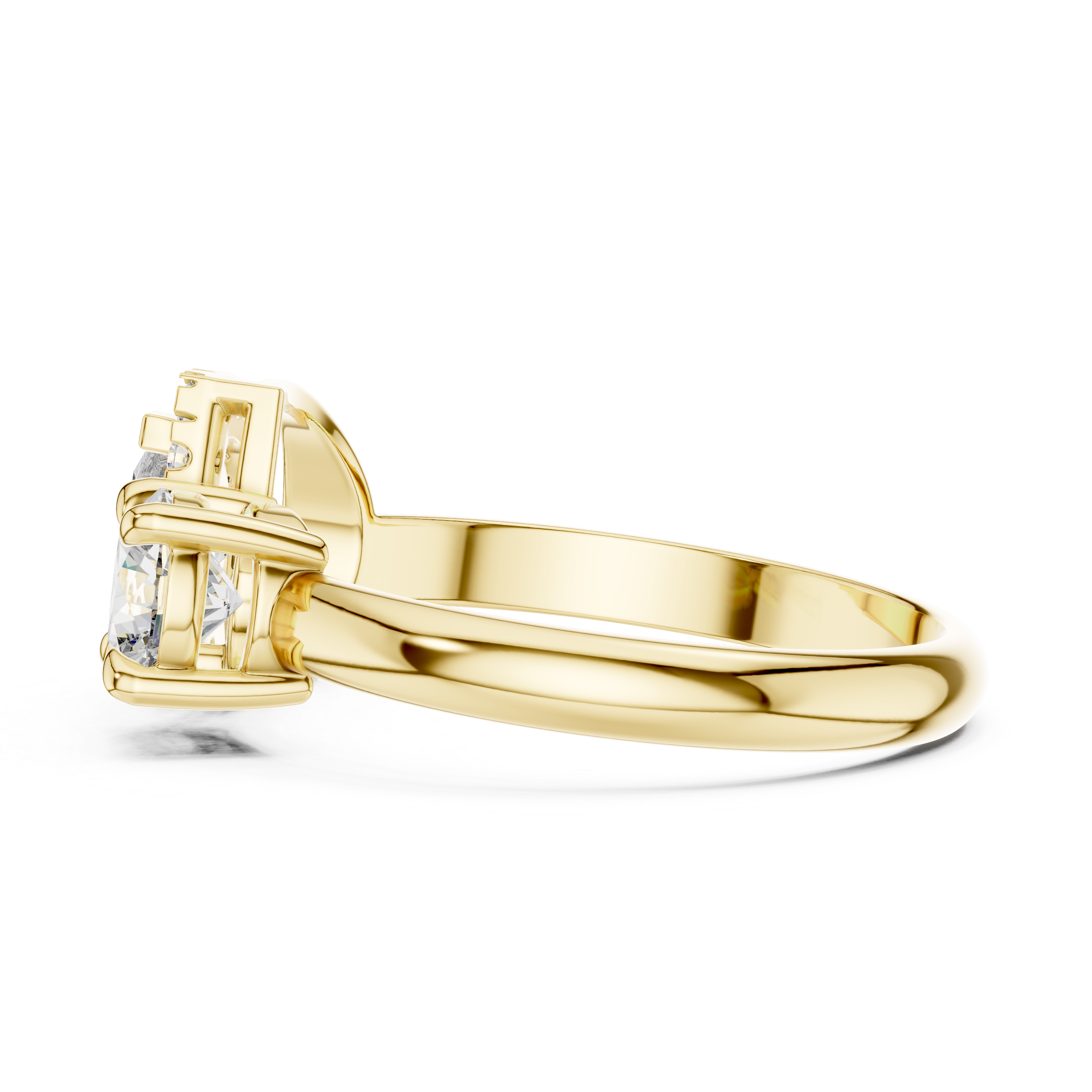 KM0059 Yellow Gold View 3