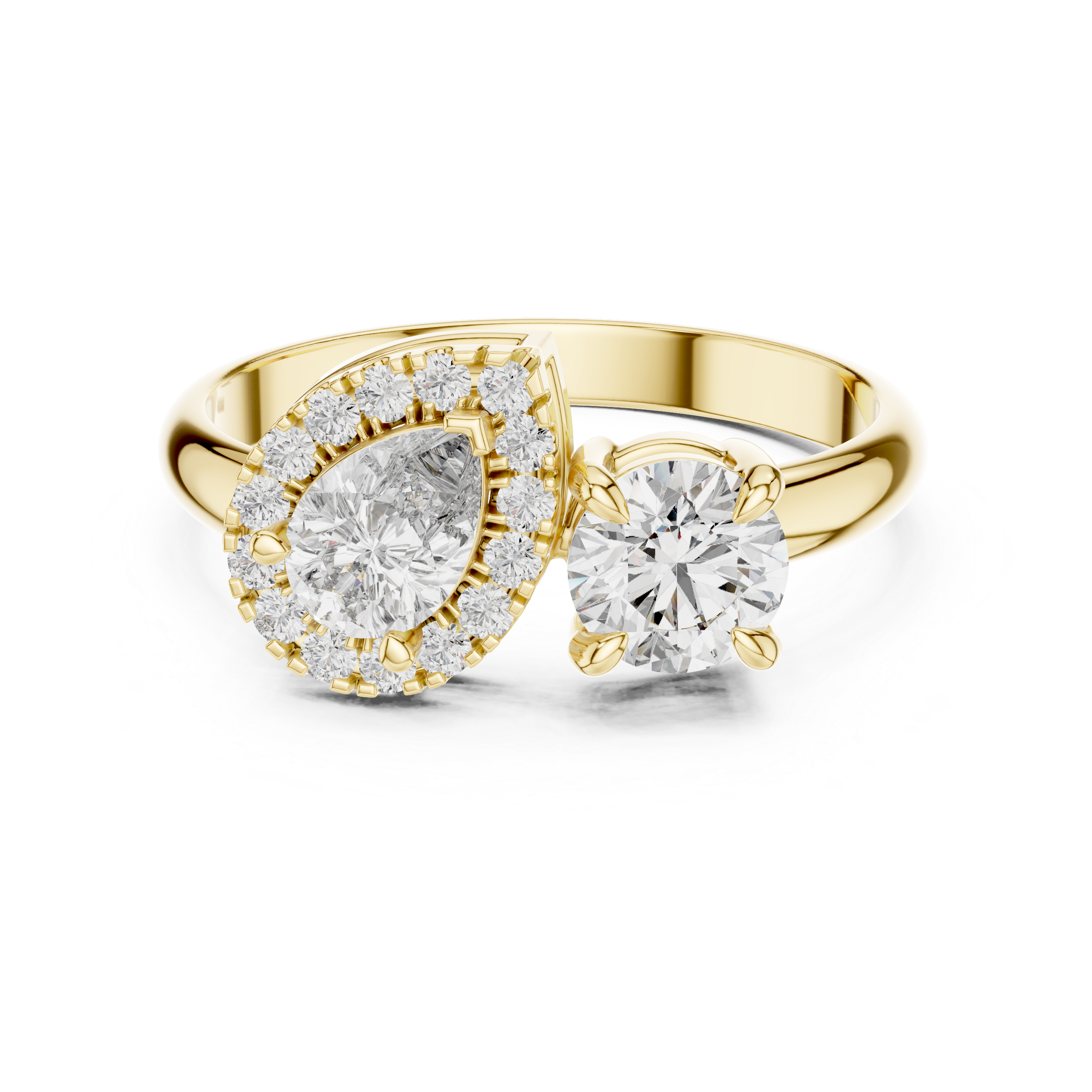 KM0059 Yellow Gold View 4