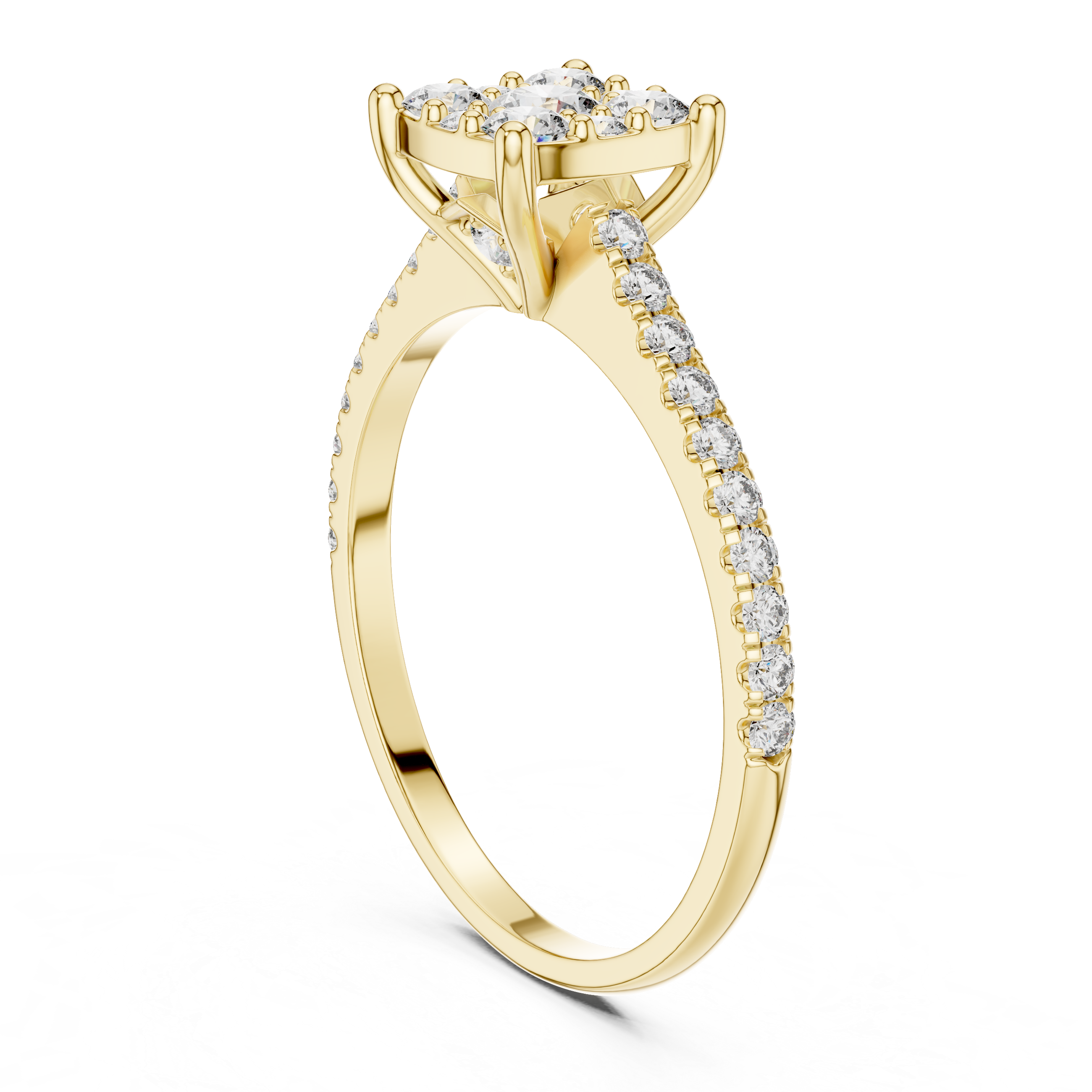 KM0060 Yellow Gold View 1