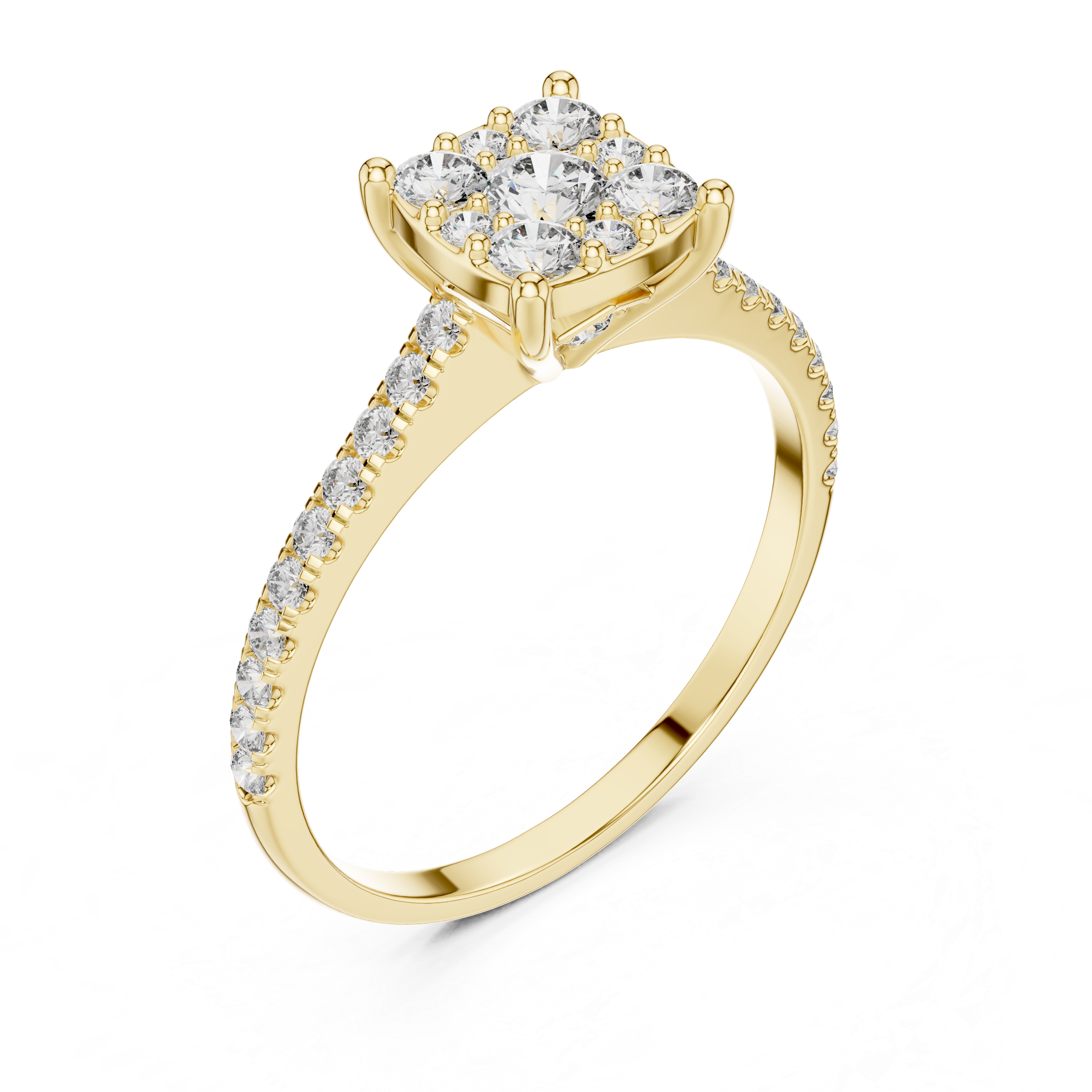 KM0060 Yellow Gold View 2