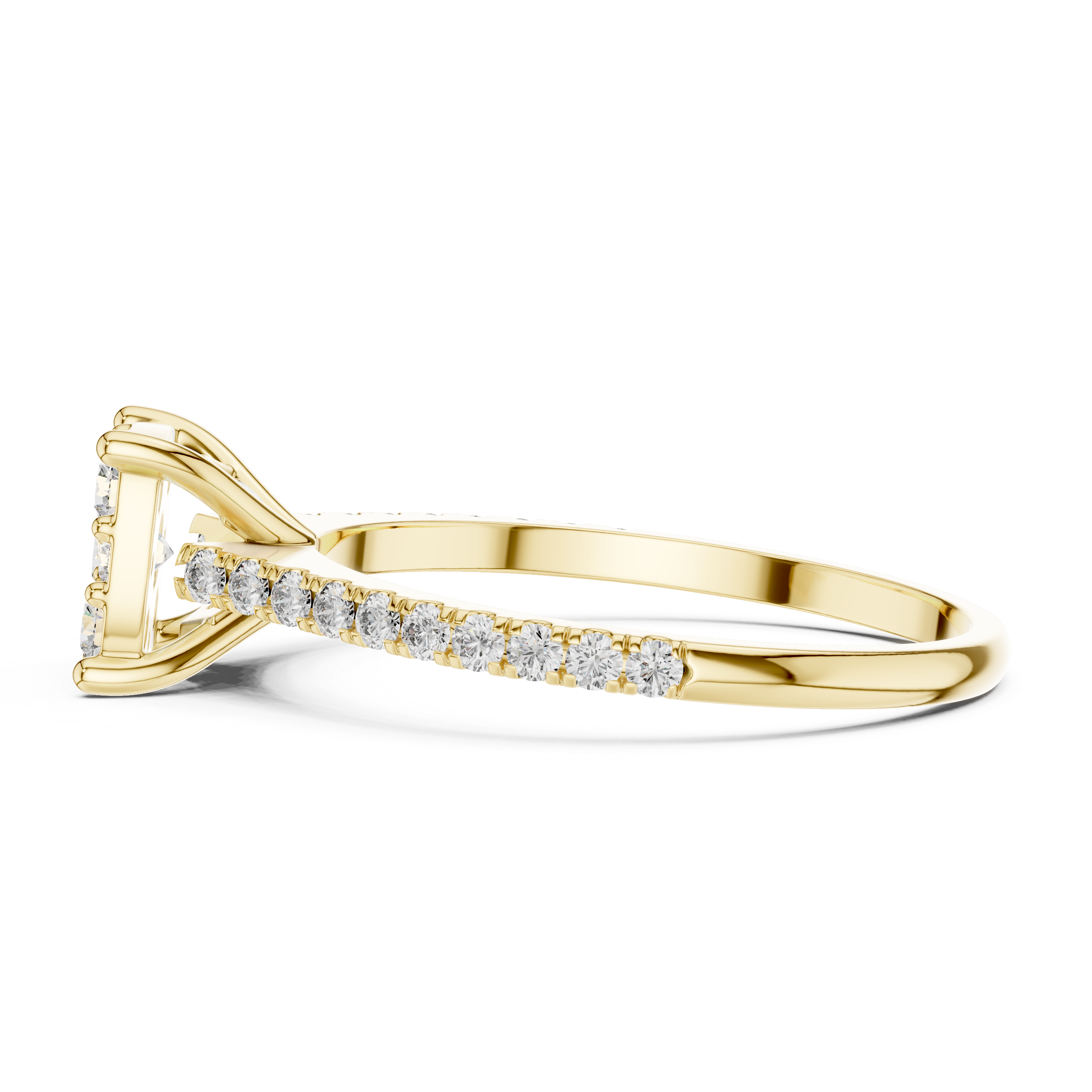 KM0060 Yellow Gold View 3