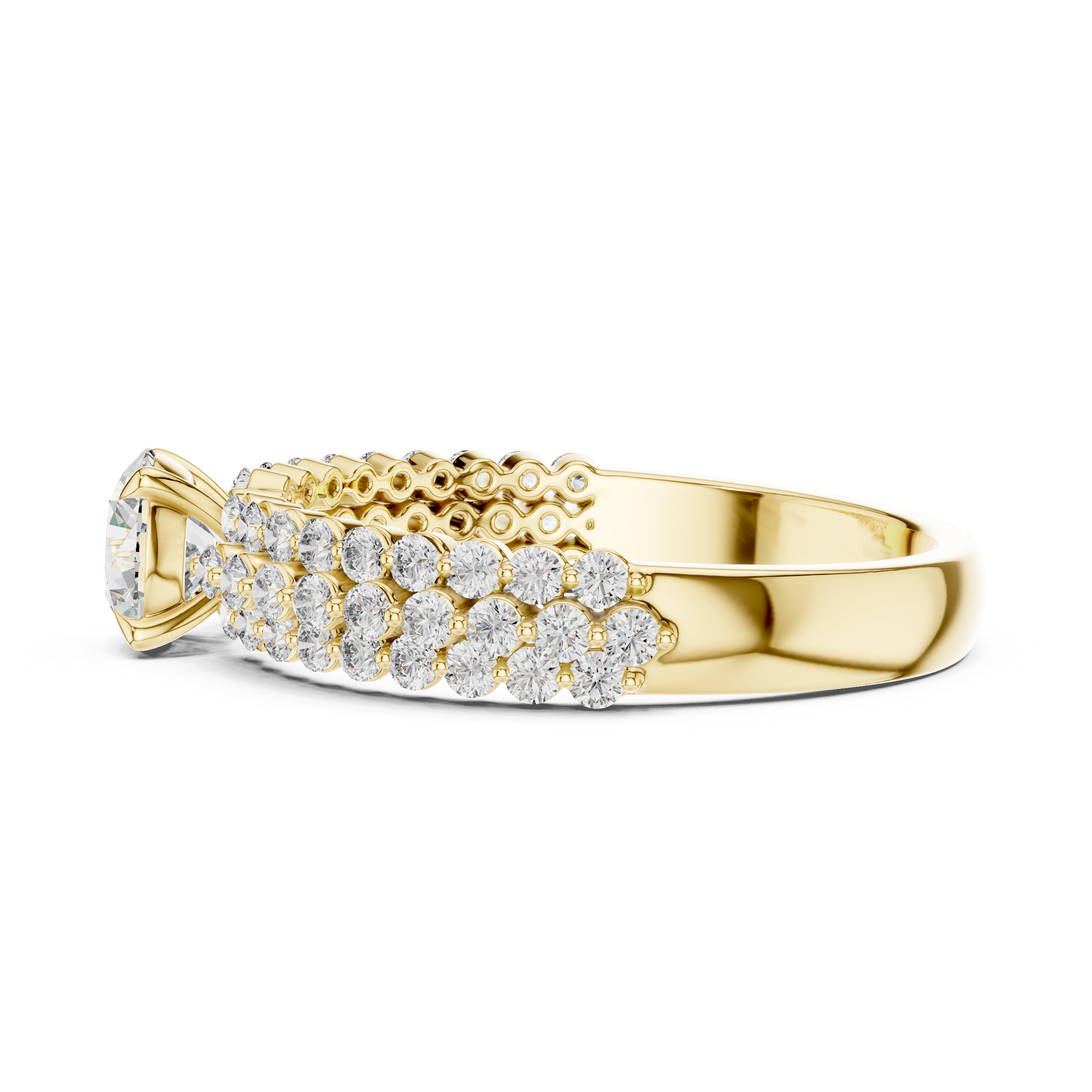 KM0061 Yellow Gold View 3