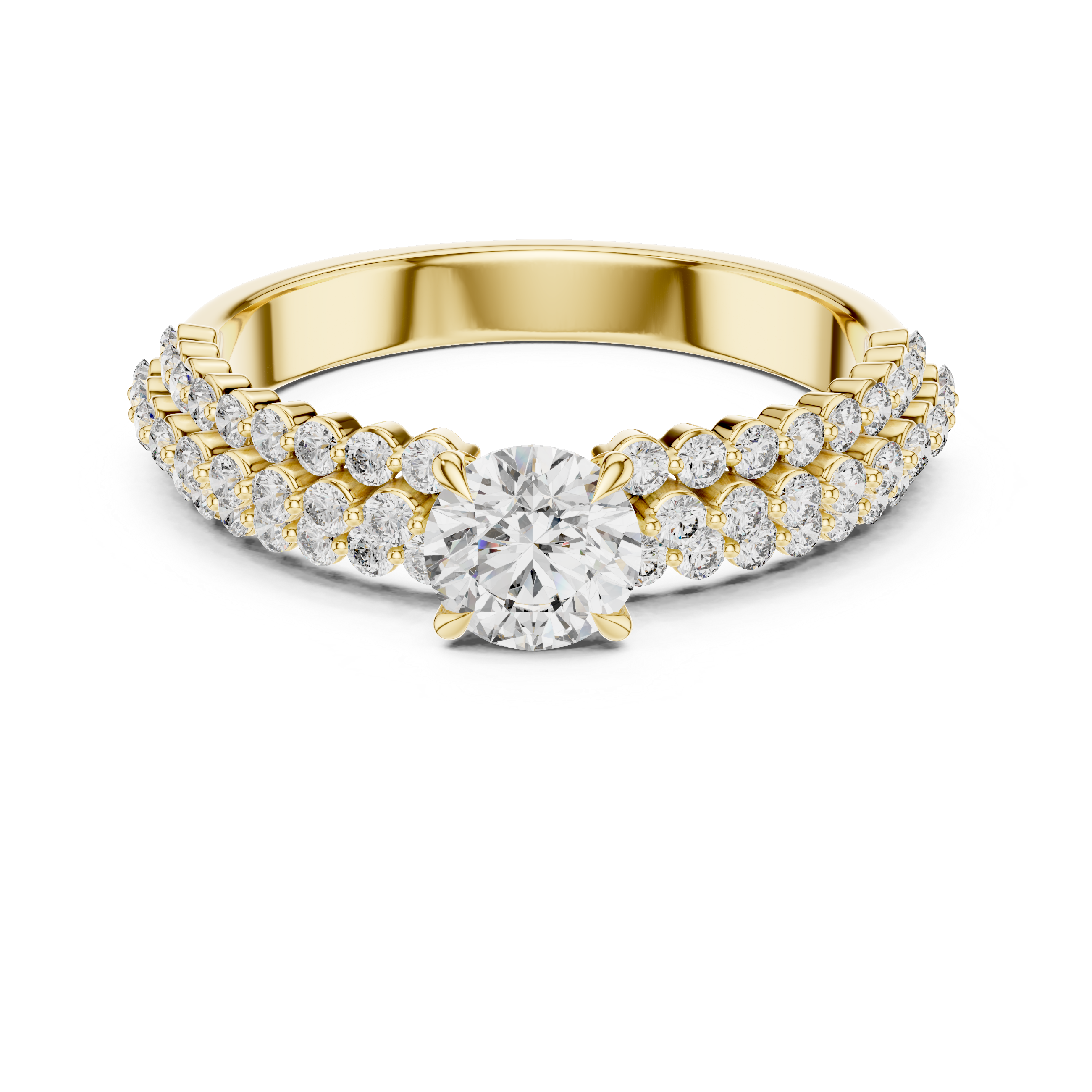 KM0061 Yellow Gold View 4