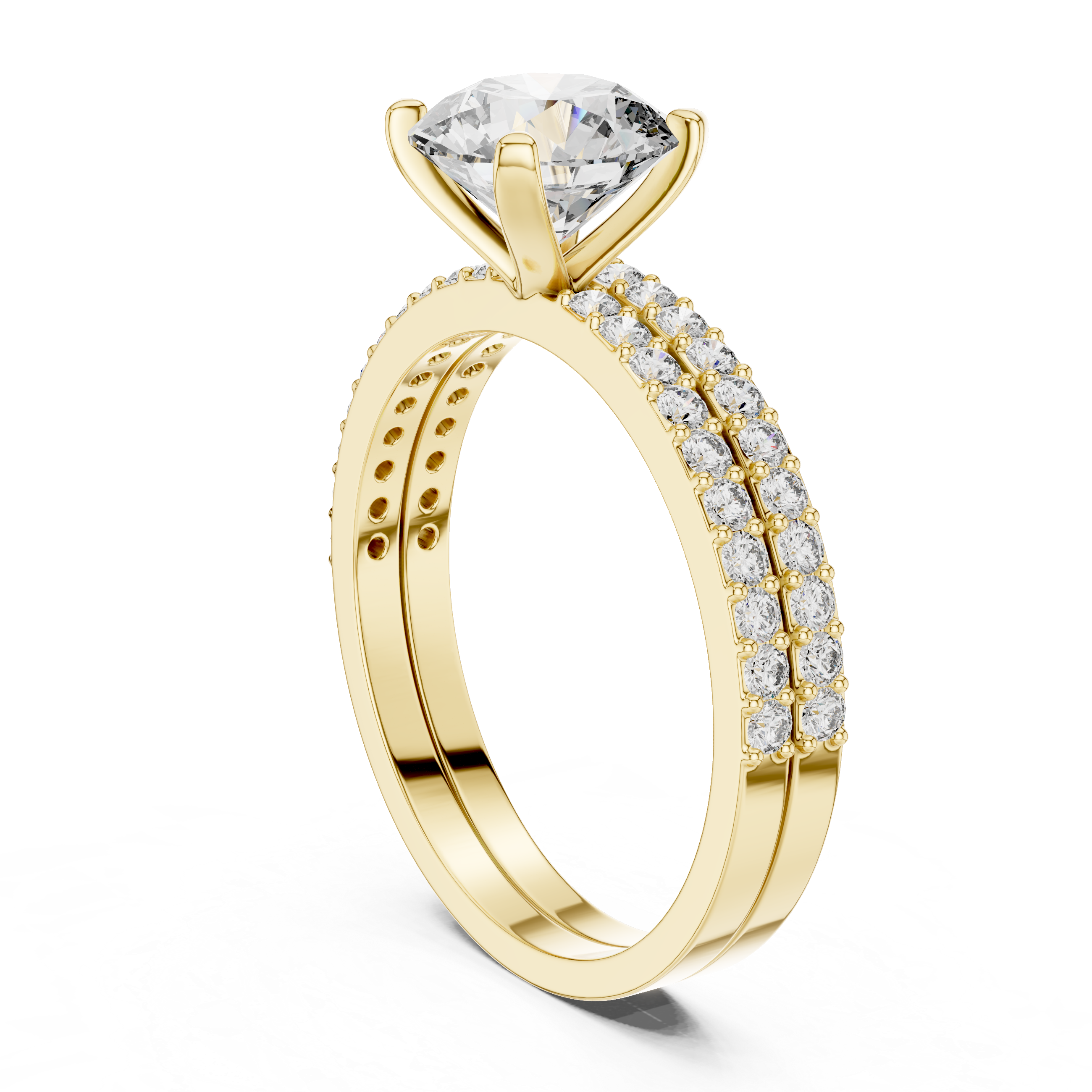 KM0062 Yellow Gold View 1