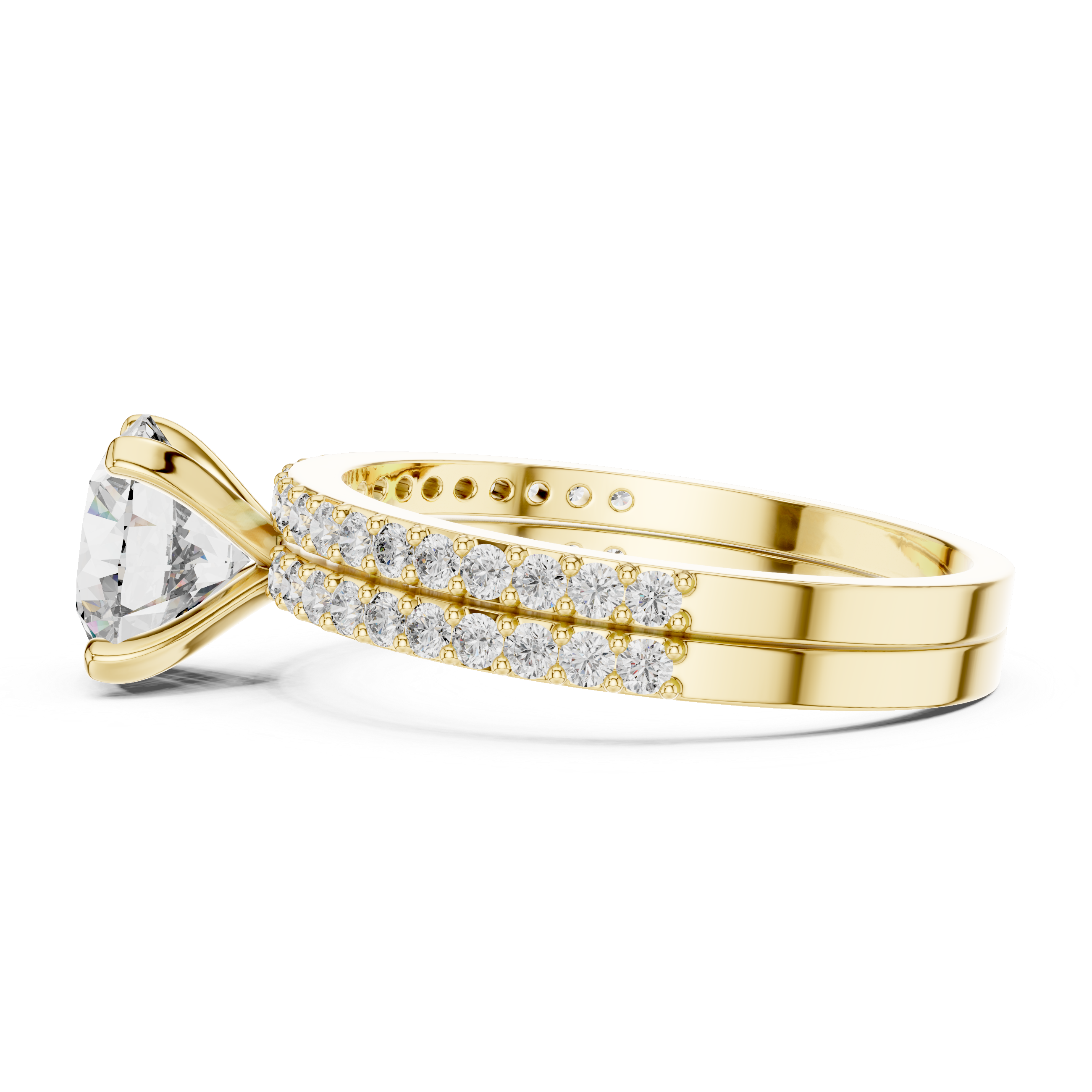 KM0062 Yellow Gold View 3