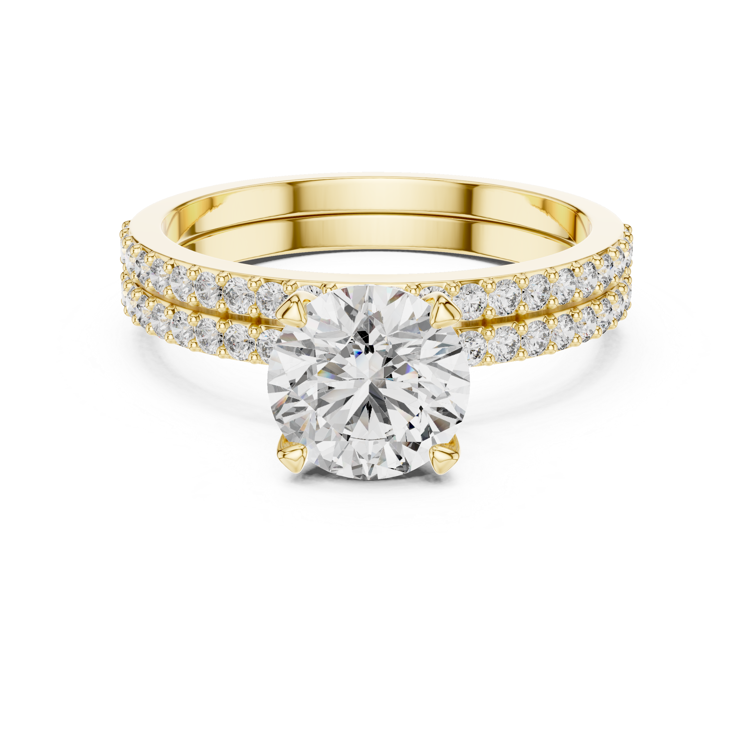 KM0062 Yellow Gold View 4