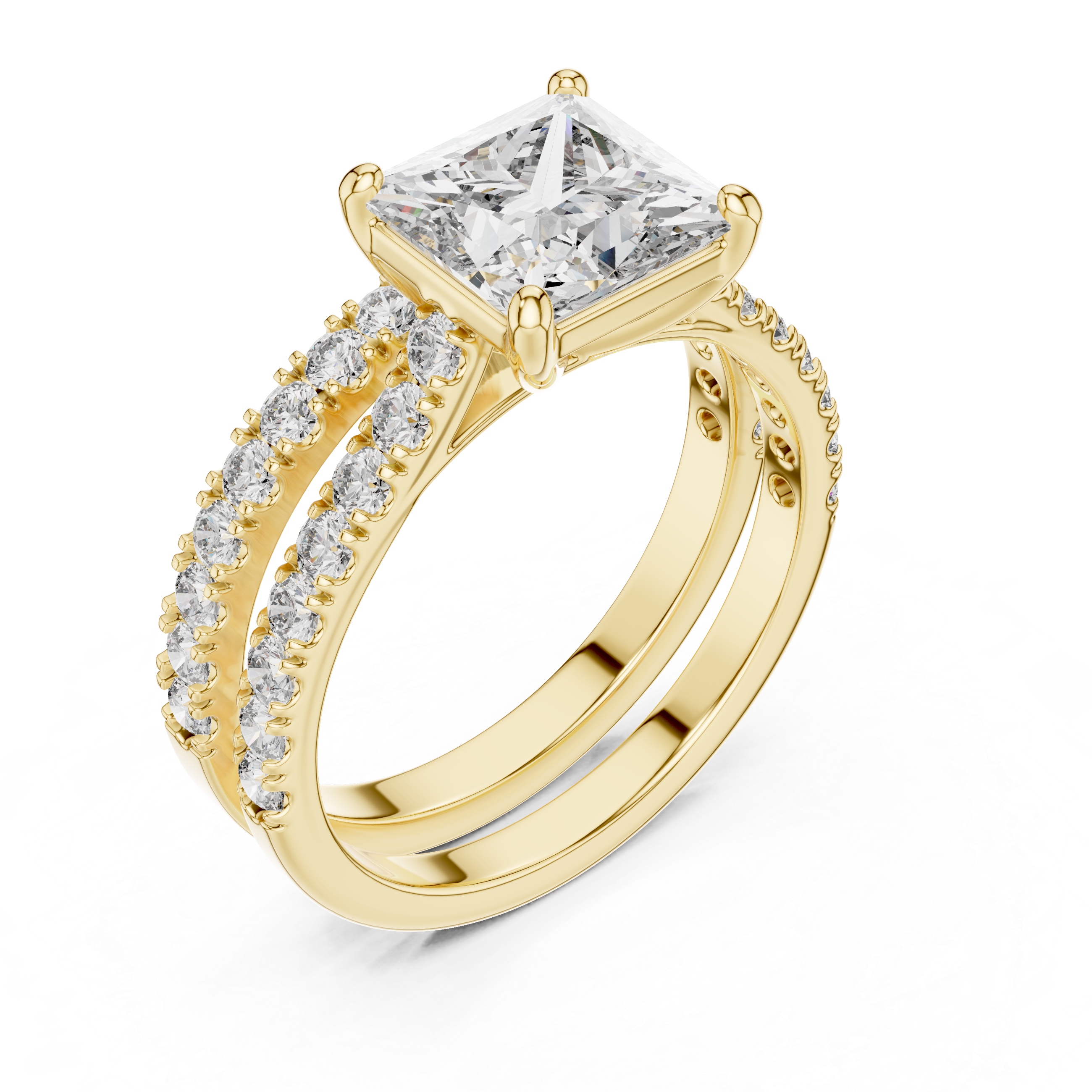 KM0063 Yellow Gold View 2
