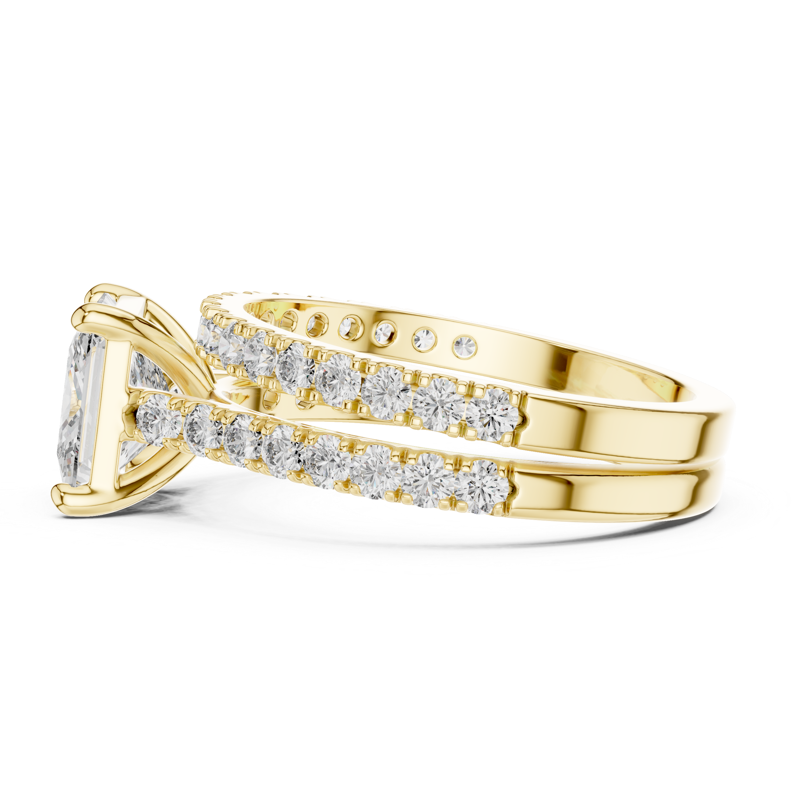 KM0063 Yellow Gold View 3