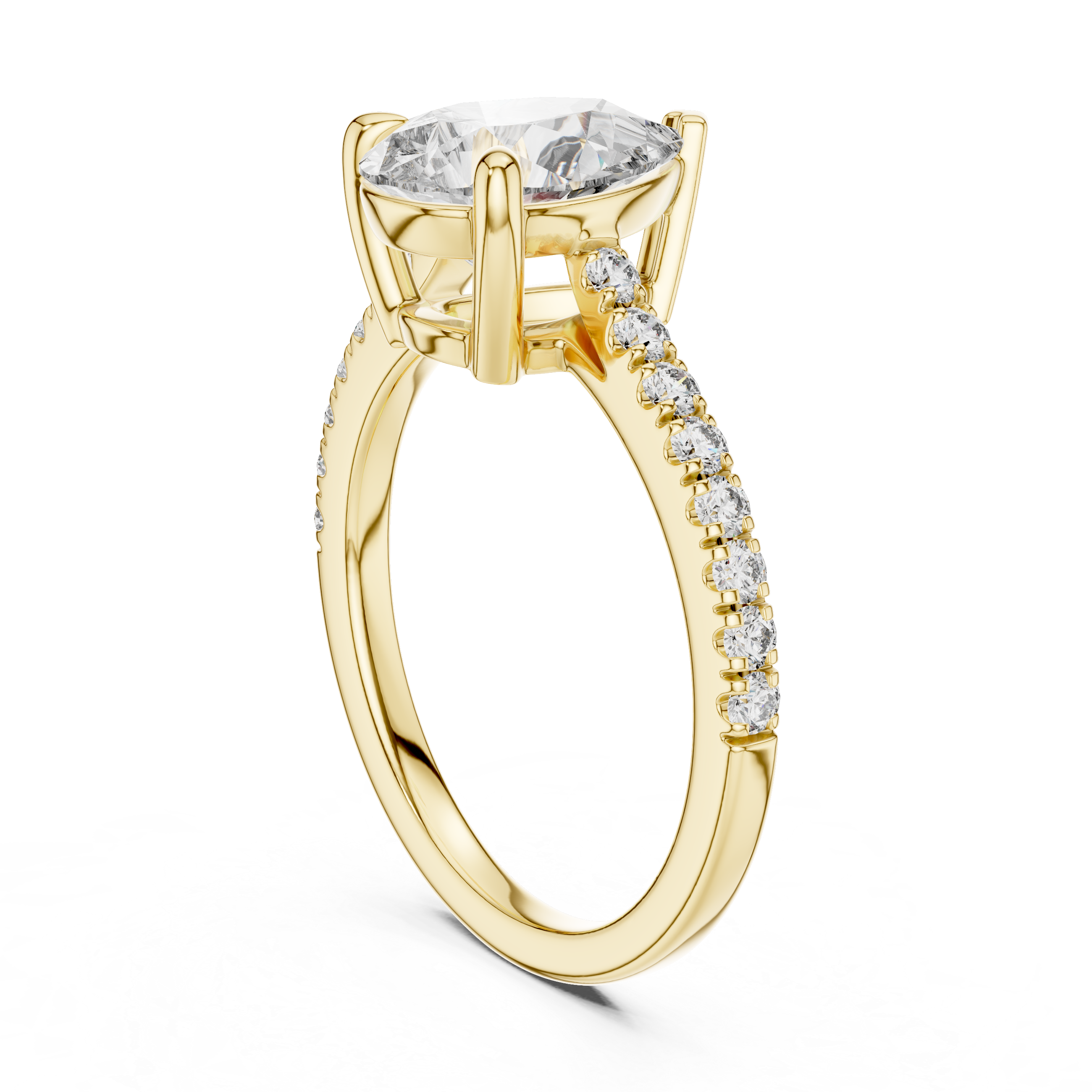 Princess Solitaire Ring