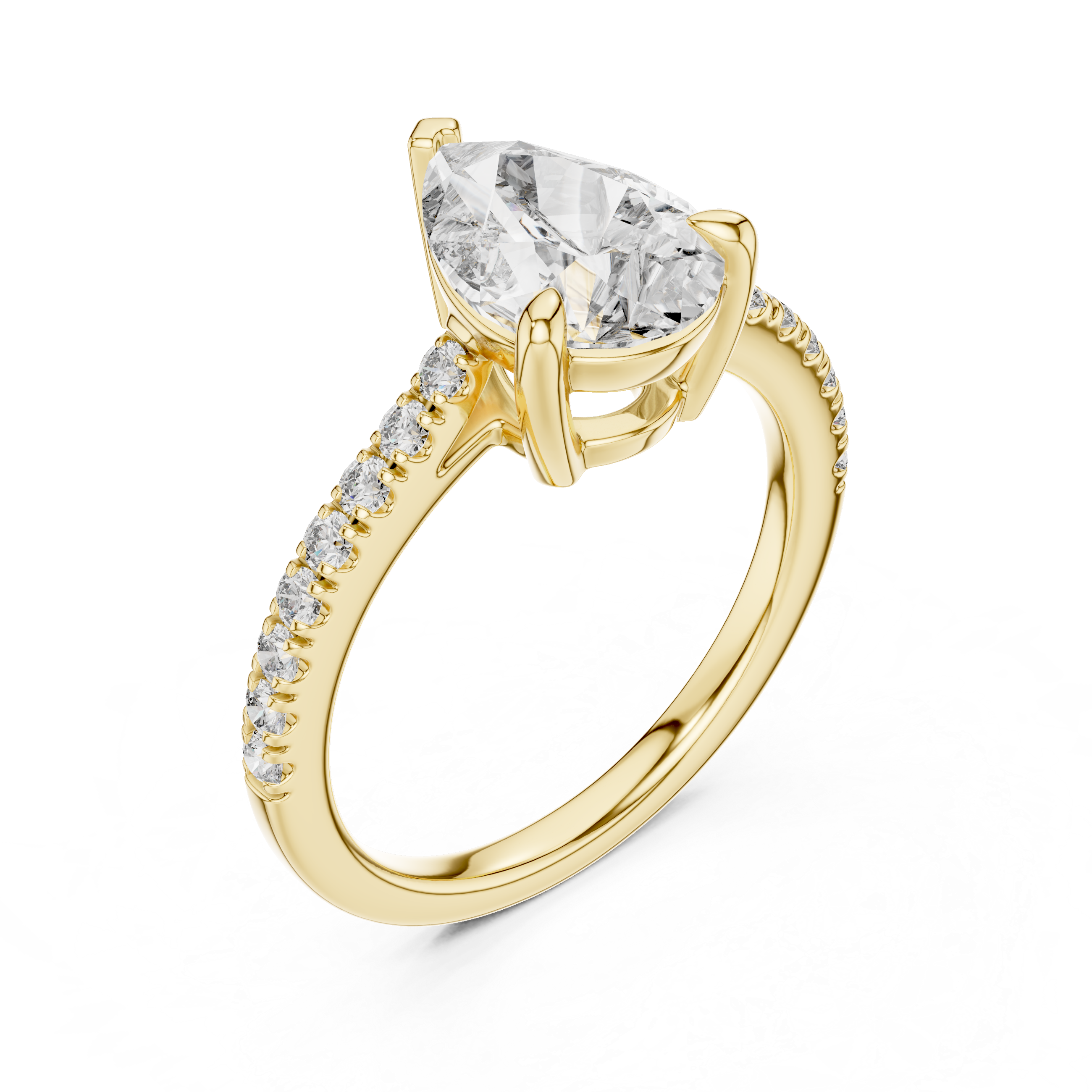 Princess Solitaire Ring