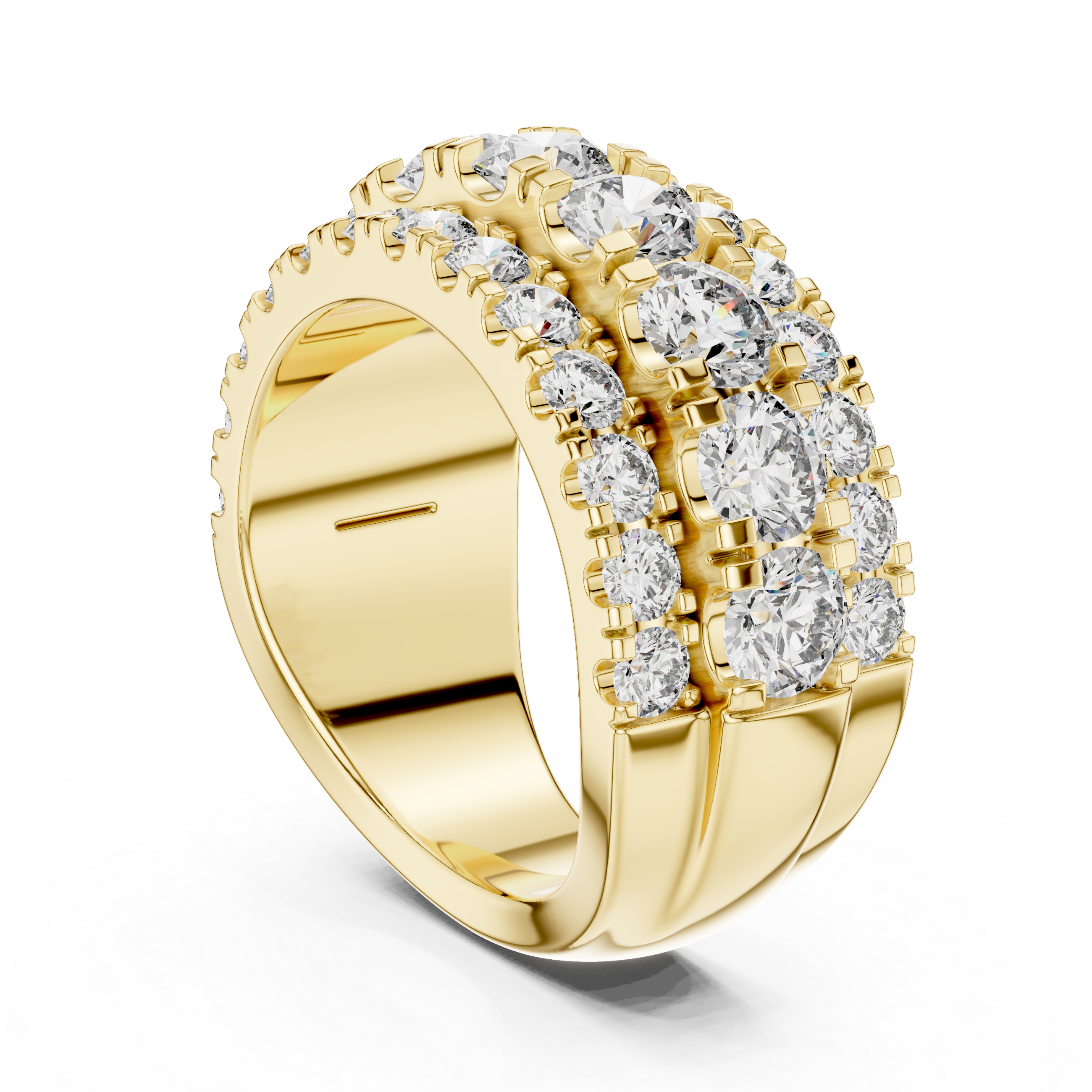Emerald Line Ring