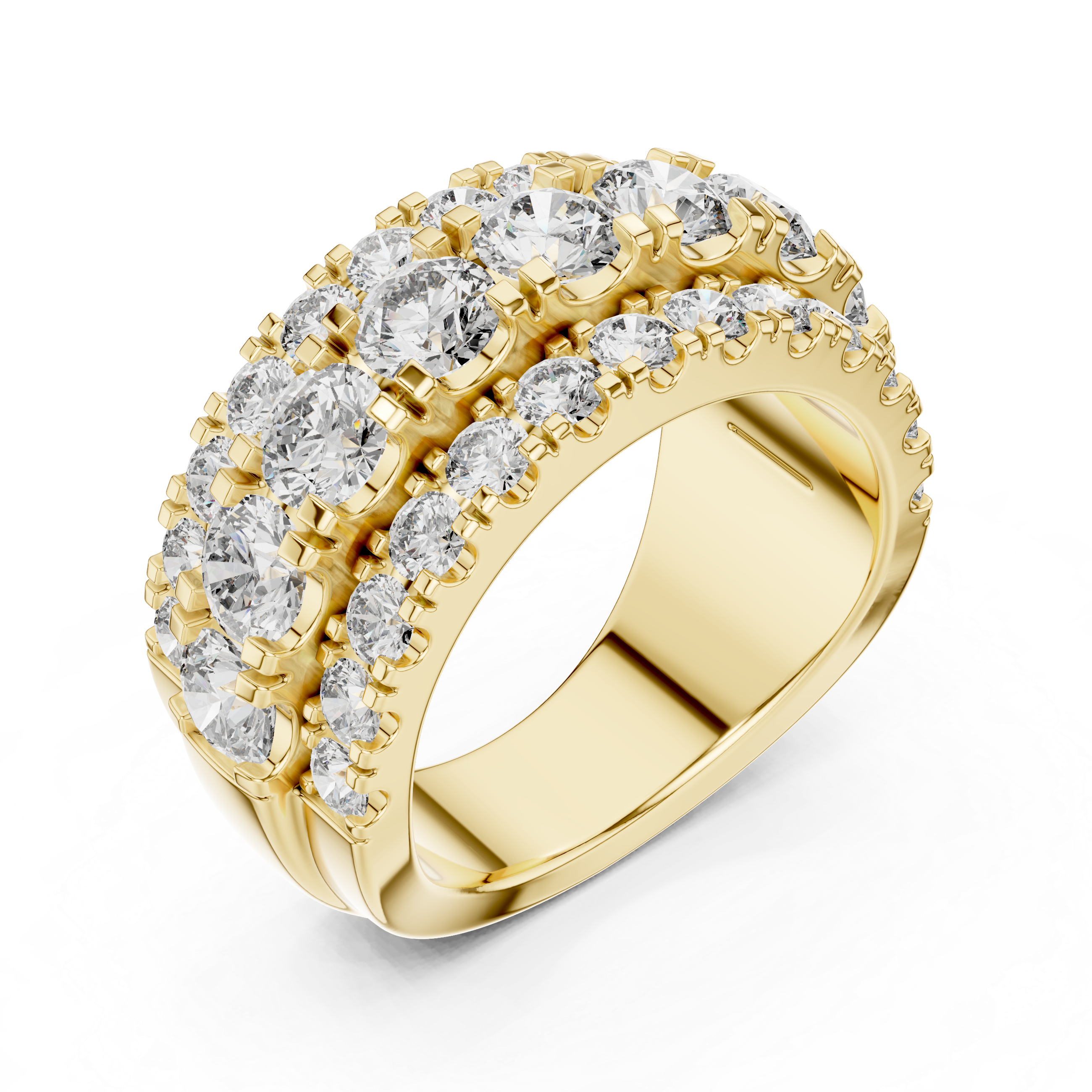 Emerald Line Ring