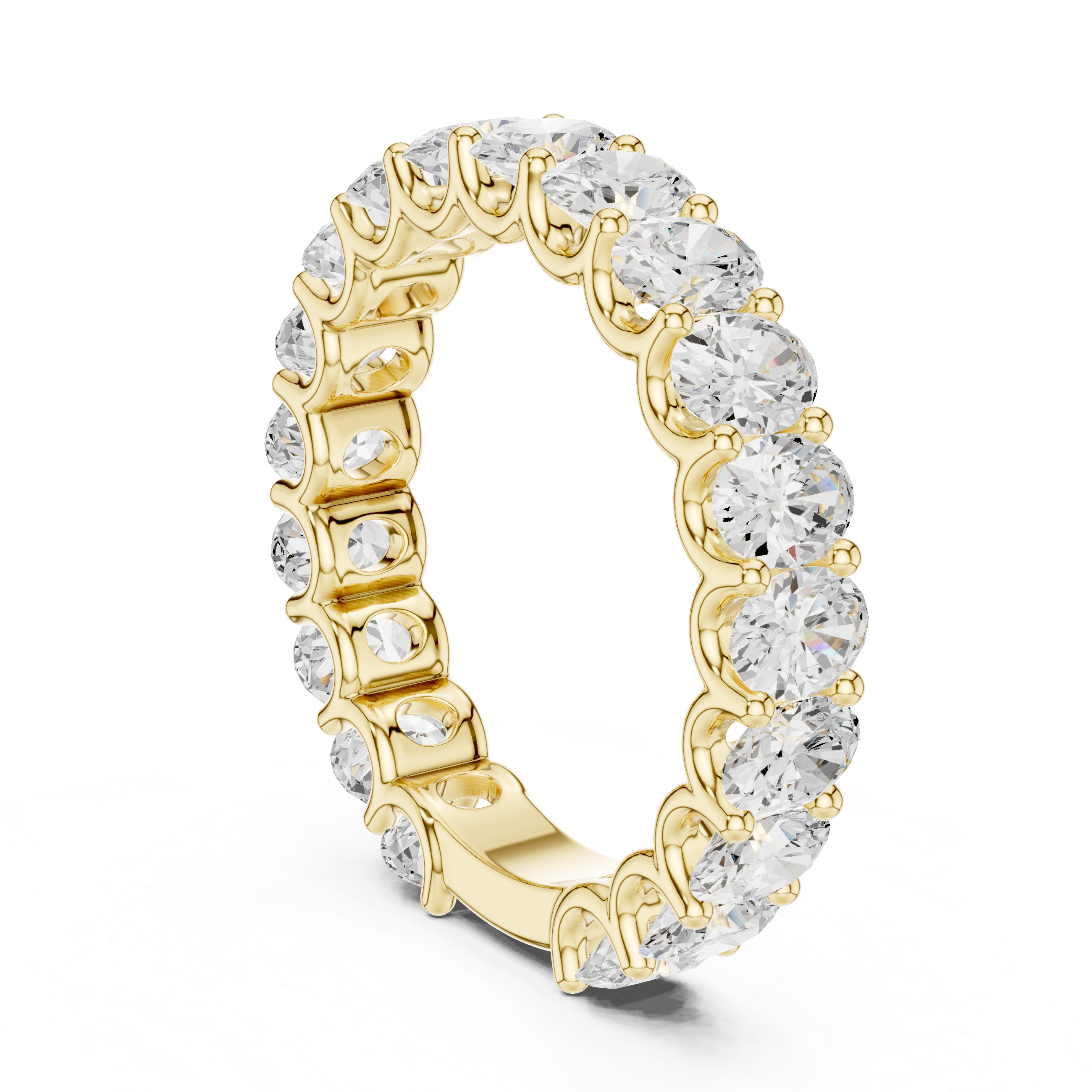 Arc Pavé Diamond Ring