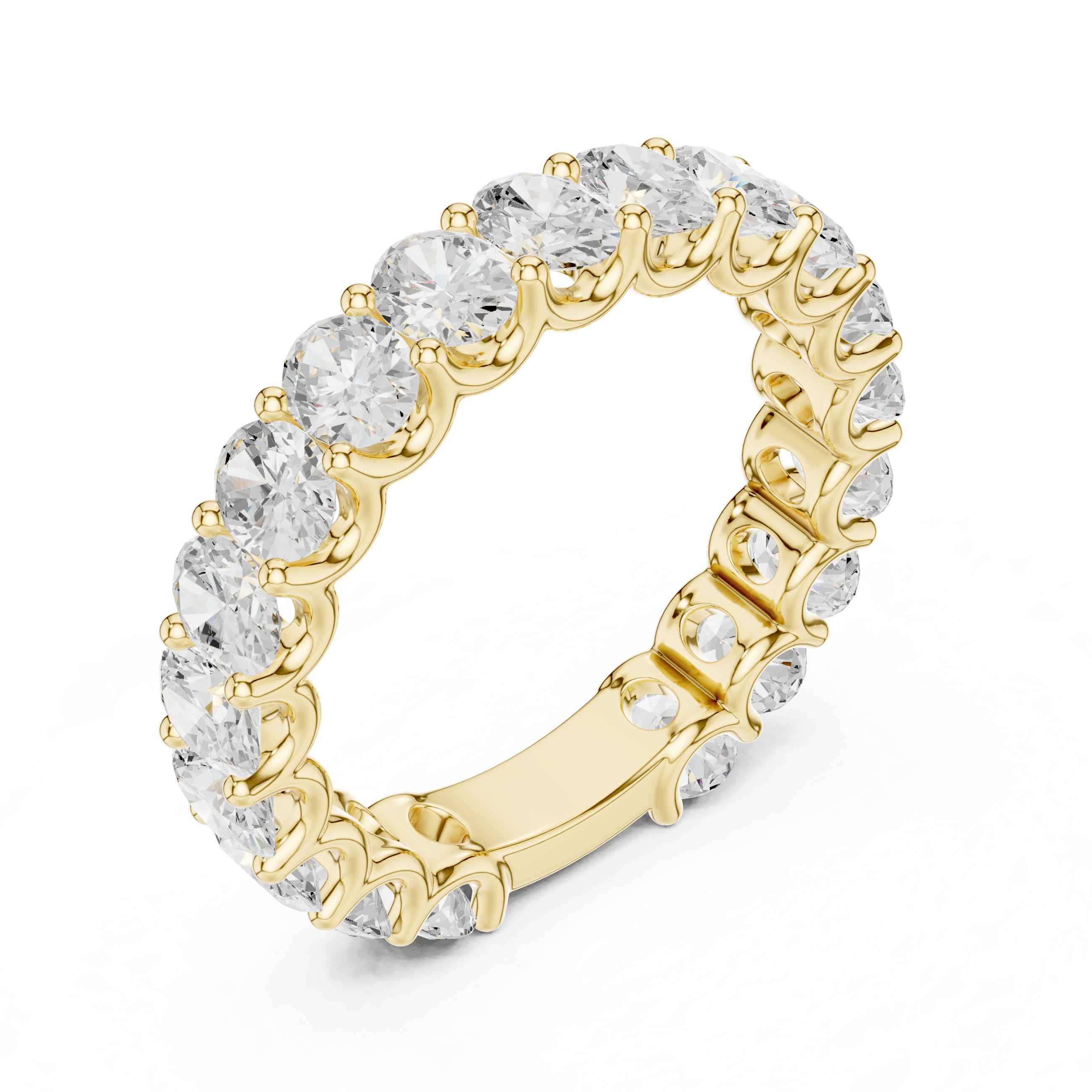 Arc Pavé Diamond Ring