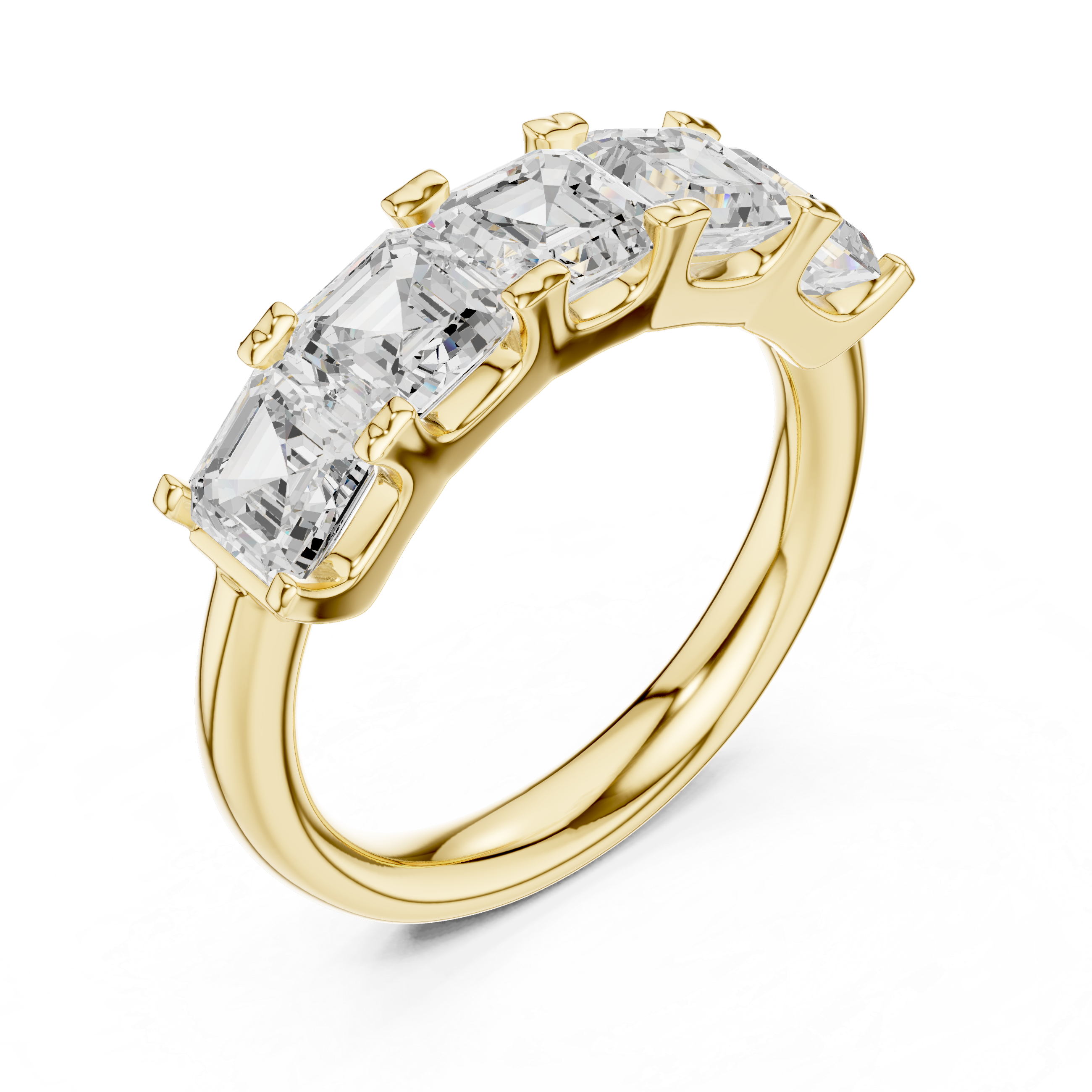 Sun Halo Gold Diamond Ring