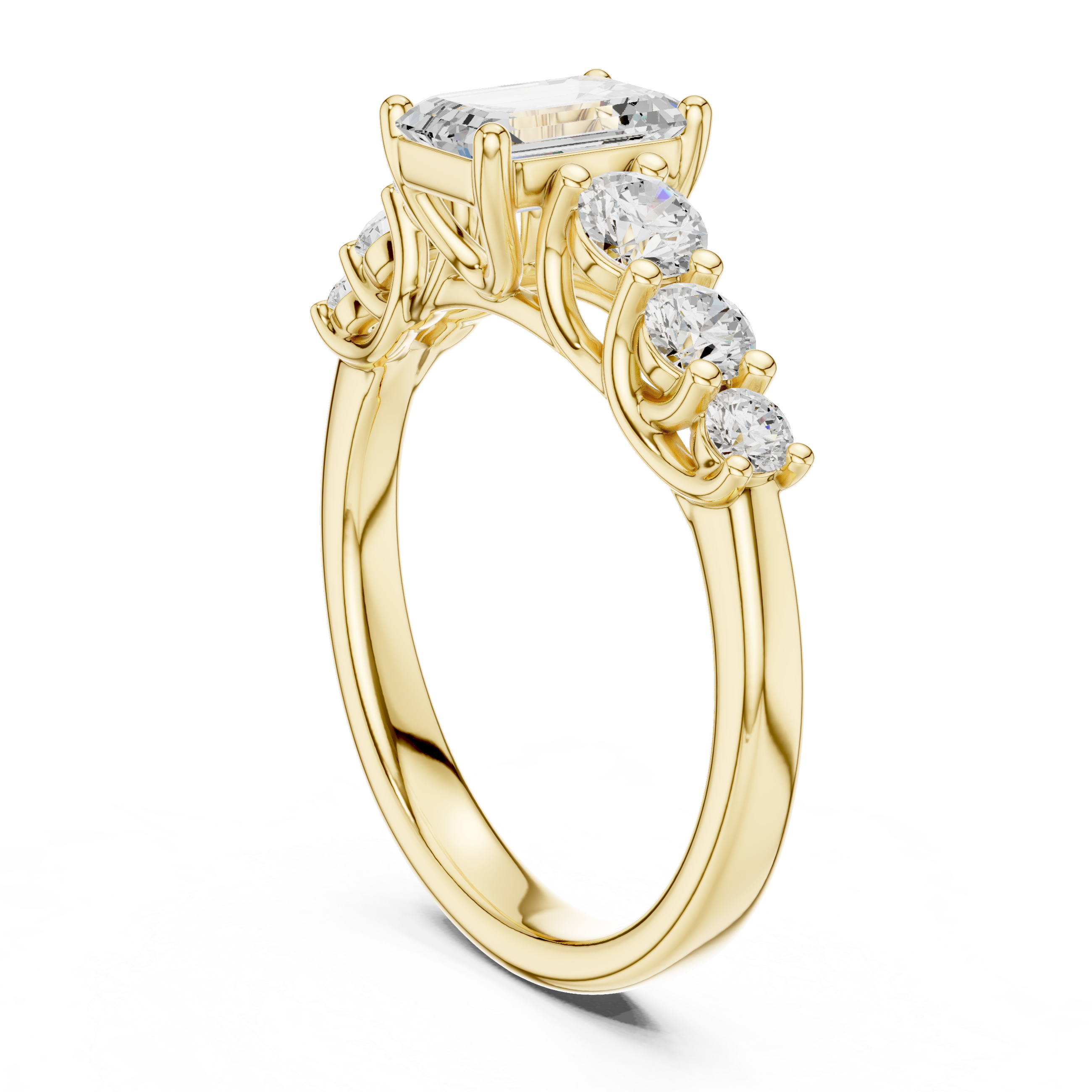 Diamond Lace Eternity Diamond Ring