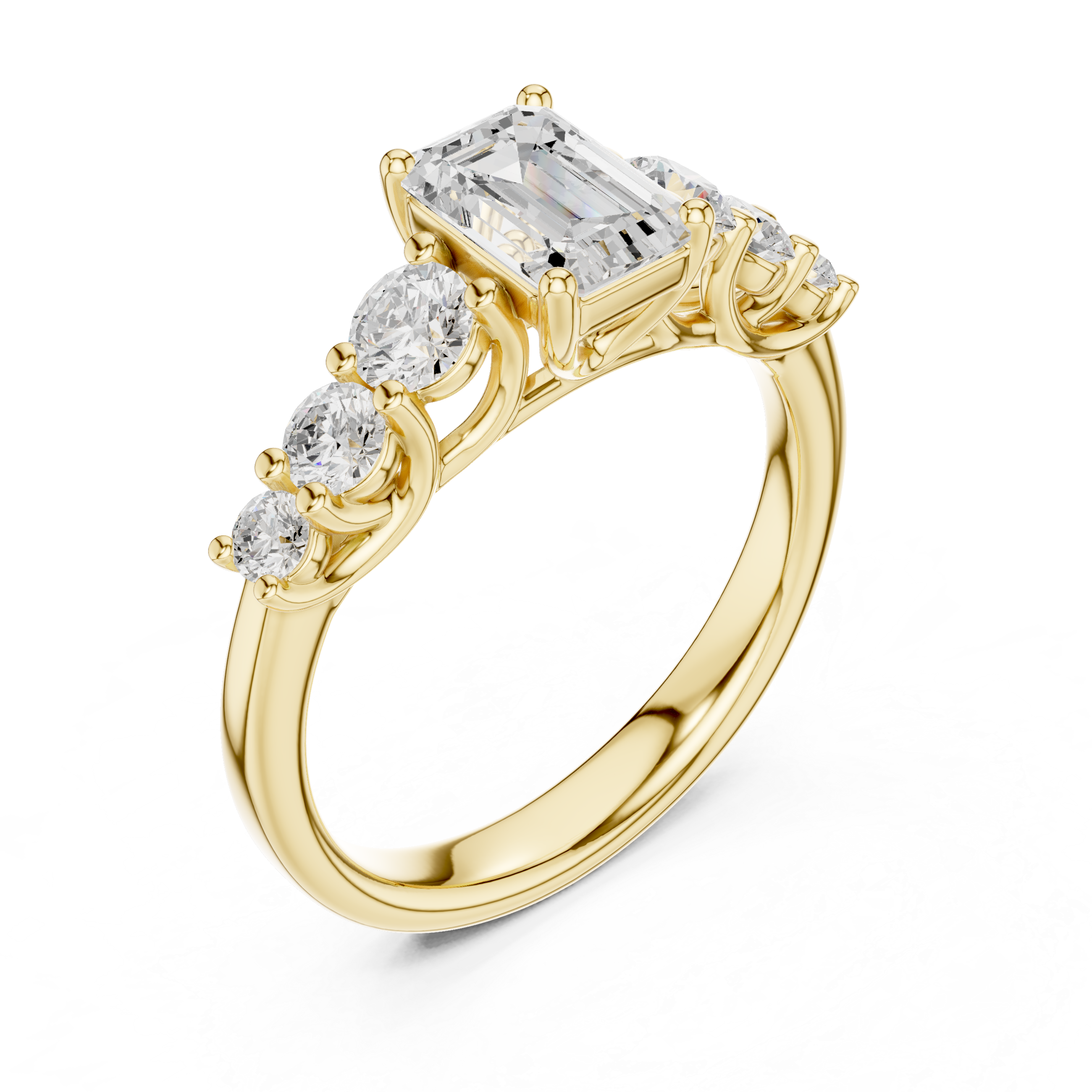 Diamond Lace Eternity Diamond Ring