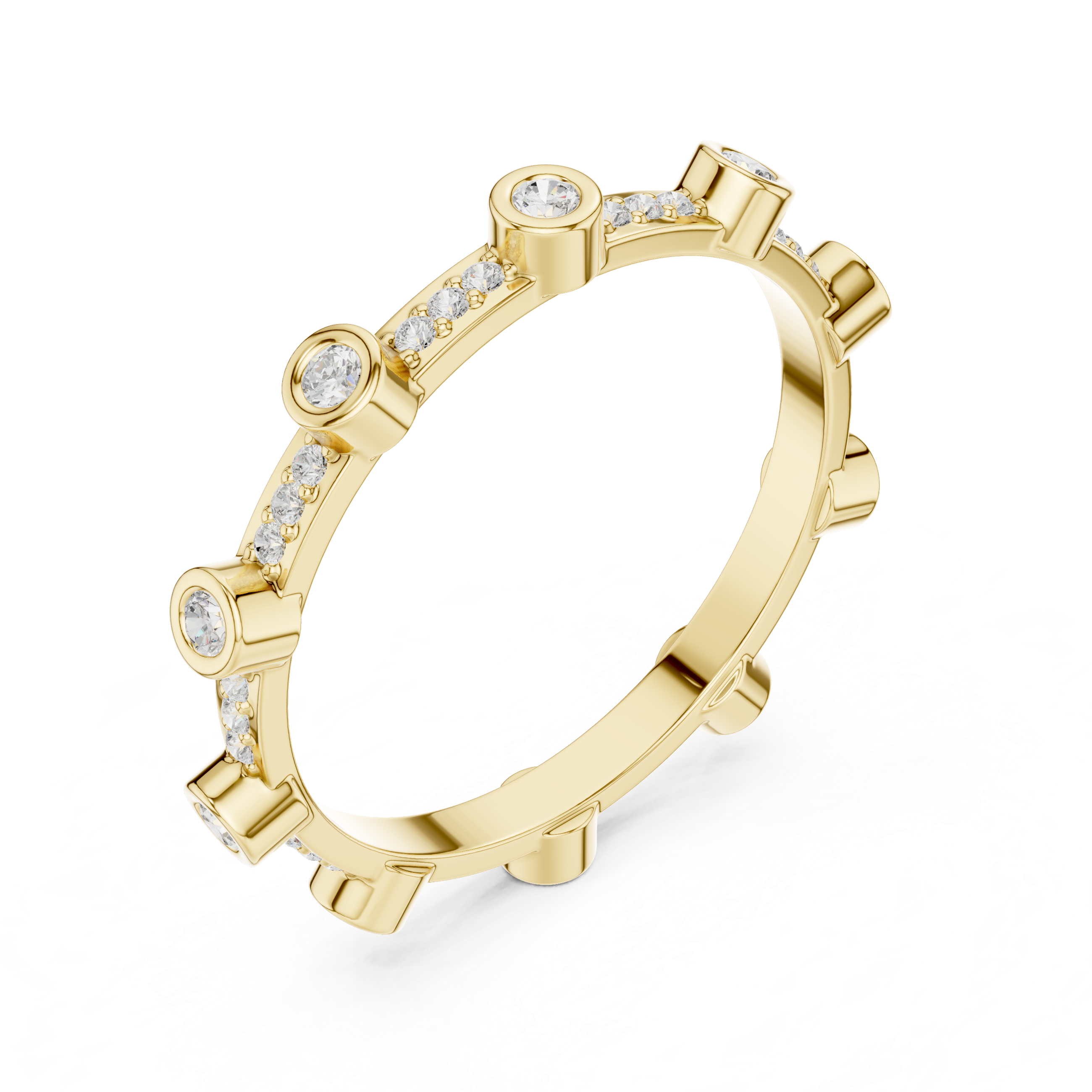 Blooming Halo Diamond Ring