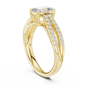 Rose Orbit Eternity Diamond Ring
