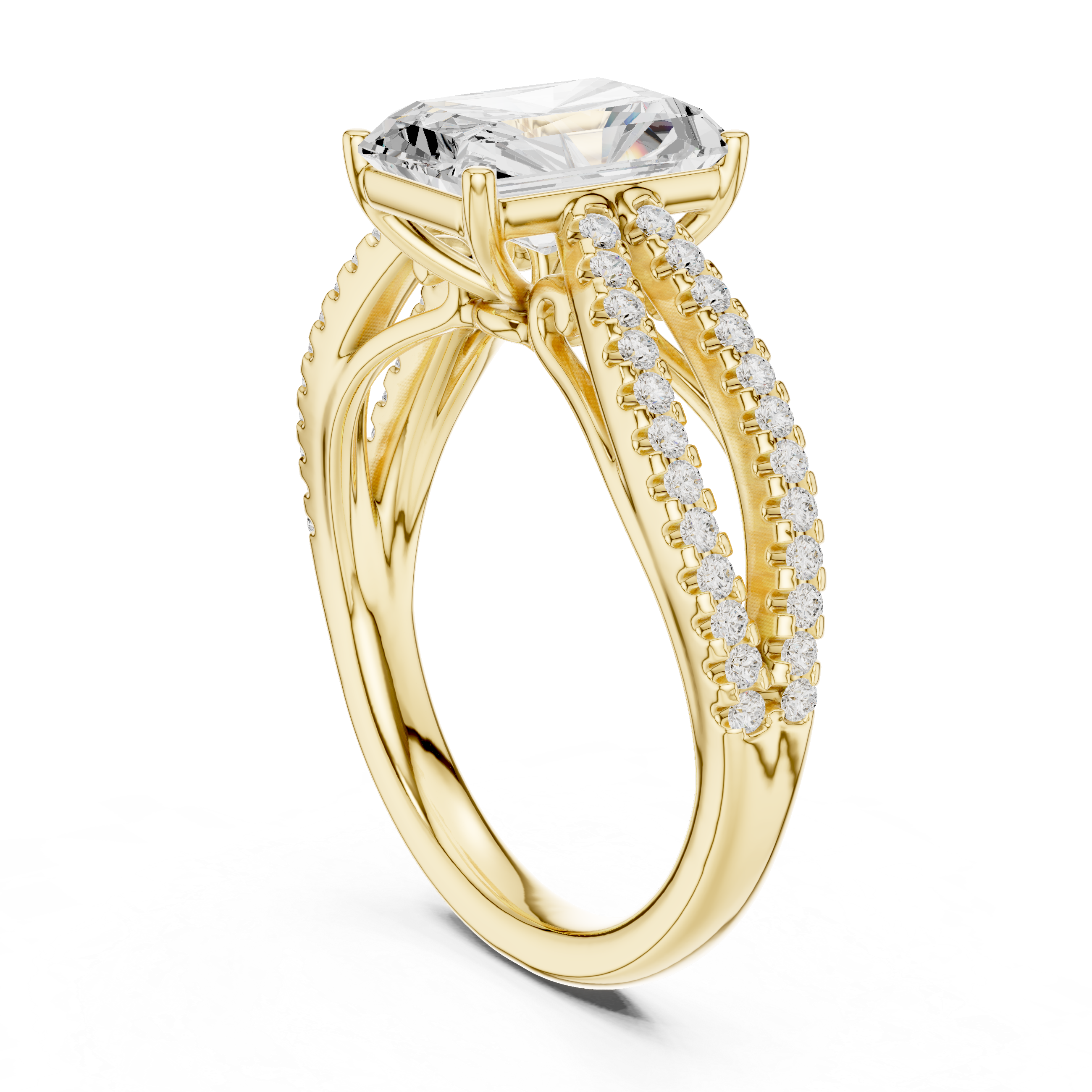 Pear Majesty Diamond Ring