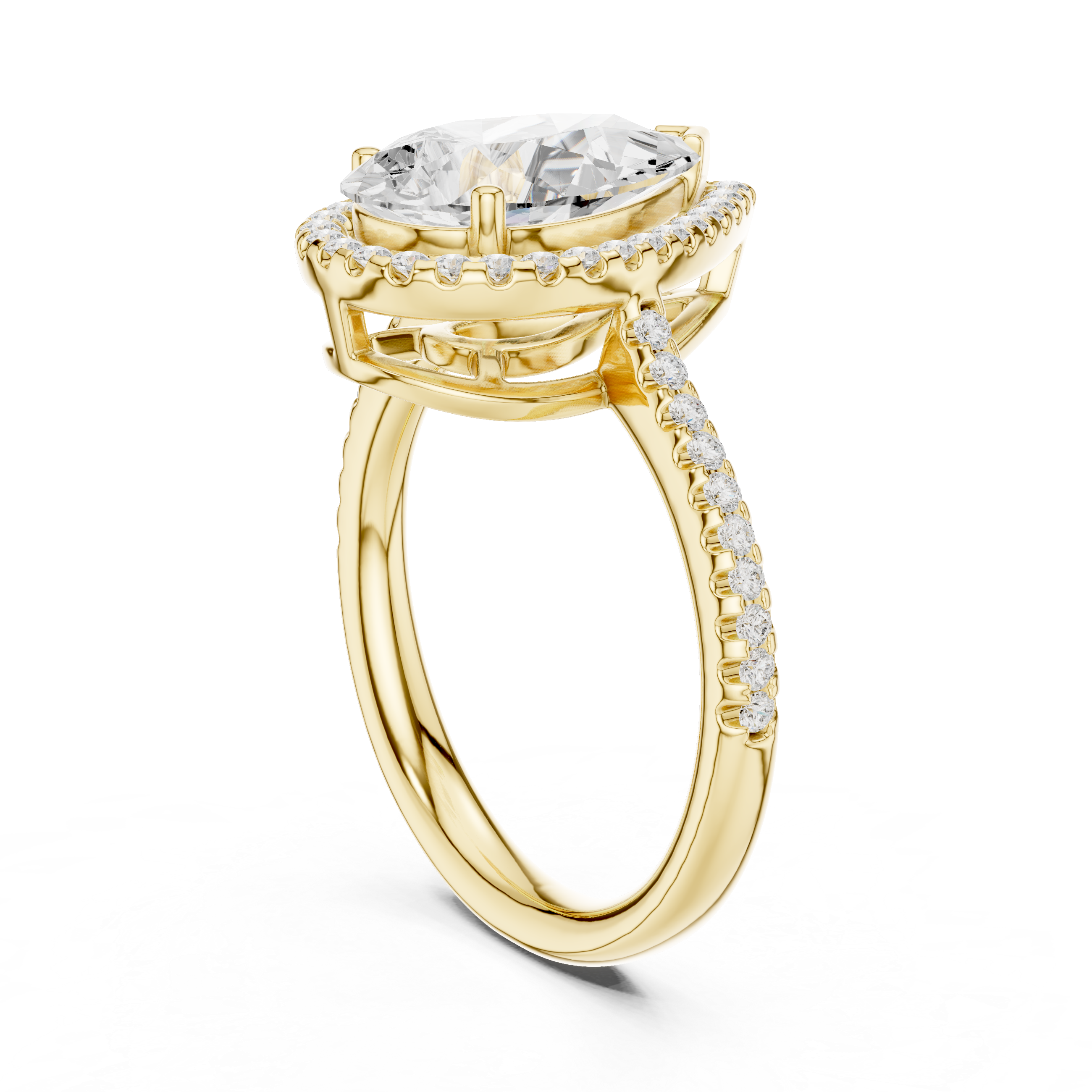 Minimal Unity Diamond Ring